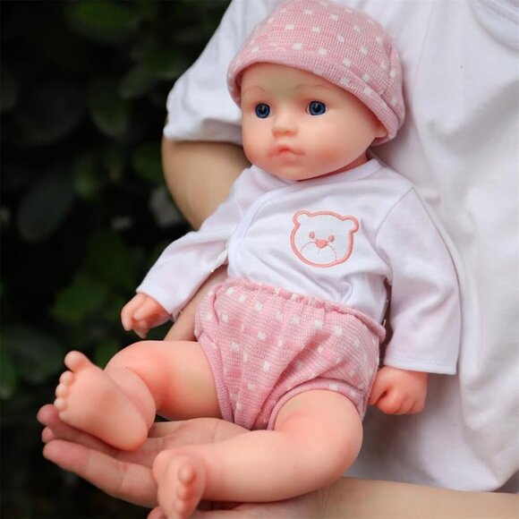 🆕 16.5Inches Soft Vinyl Body Realistic Reborn Baby Boy Doll - Picture 1 of 8